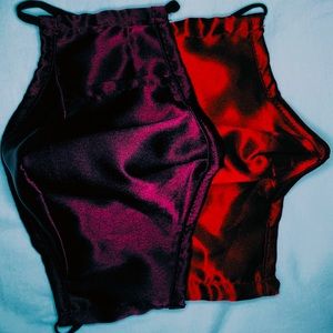 Satin silk face mask